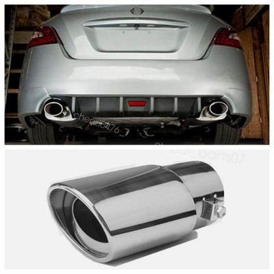 For Nissan Maxima S SV Stainless Steel 2.1'' Exhaust Pipe Tail Muffler Tip US