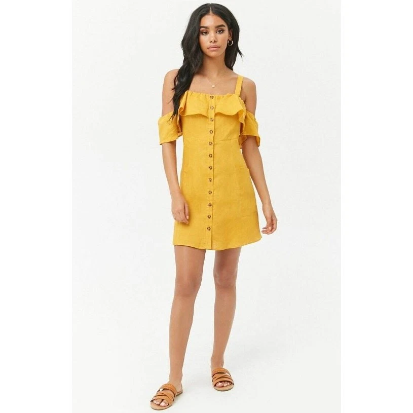 FOREVER 21 Linen Short Dresses for Women for sale | eBay