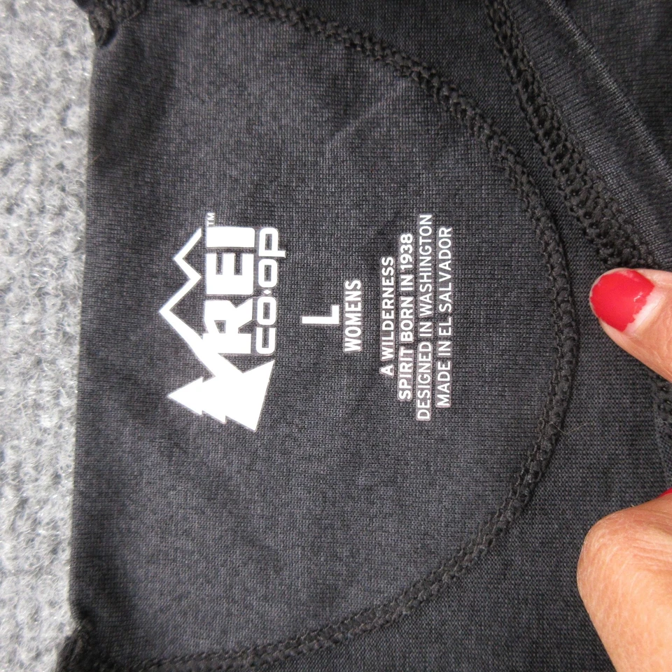 Camisa REI Coop Mujer Grande Manga Larga Rendimiento Poliéster Exterior Senderismo Foto 4 de 4