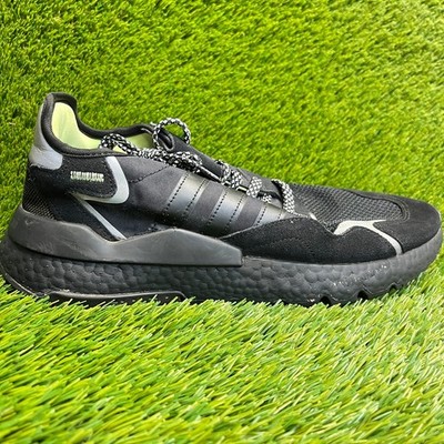 Adidas Nite Jogger 3M Mens Size 11 Core Black Athletic Running Shoes Sneakers