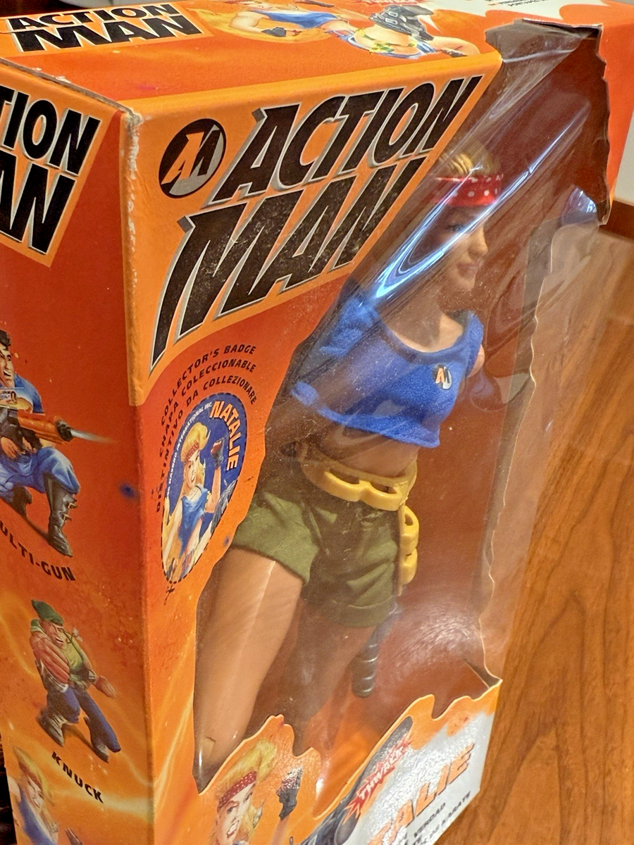 Figurine Action Man – Nathalie – Année 1996 – Hasbro – Hauteur 29 Cm – Vintage