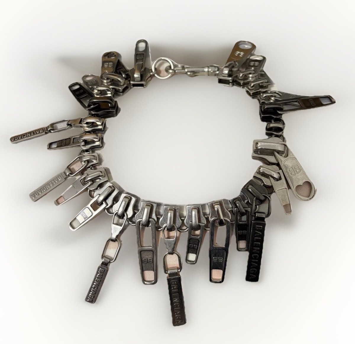 Balenciaga SS23 Silver Zipper Necklace ** READ ** | eBay