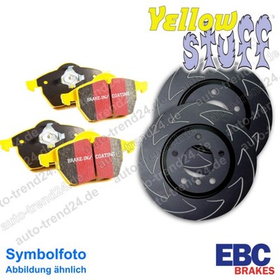 EBC Blade Black Bremsscheiben & Beläge vorne für VW Golf VI 5K1 Bj. 2008-2013
