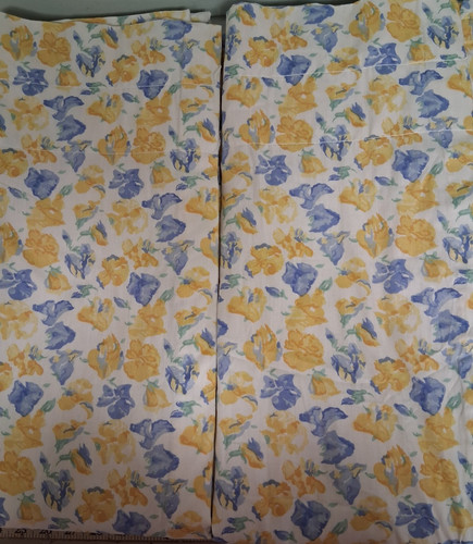 Laura Ashley Charlotte Lined Rod Pocket Drapes 86" Long
