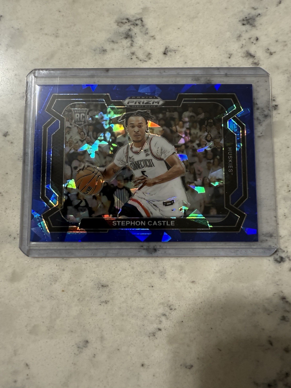 2024 Panini Prizm Draft Picks - Stephon Castle #17 Blue Ice Prizm /99 (RC)