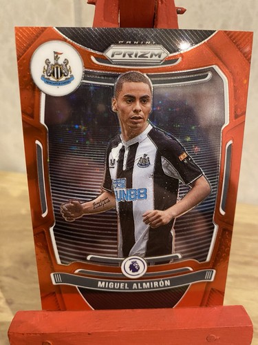 2021-22 Panini Prizm Newcastle United Miguel Almiron Red /28 #42