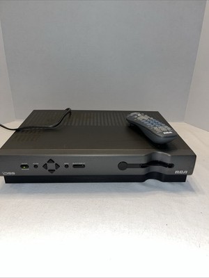 RCA DRD102RW Satellite Receiver with Remote Control Power Tested Only