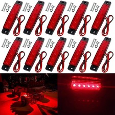 10 Pack Led Rock Strip Lights Waterproof Exterior Interior Car Red