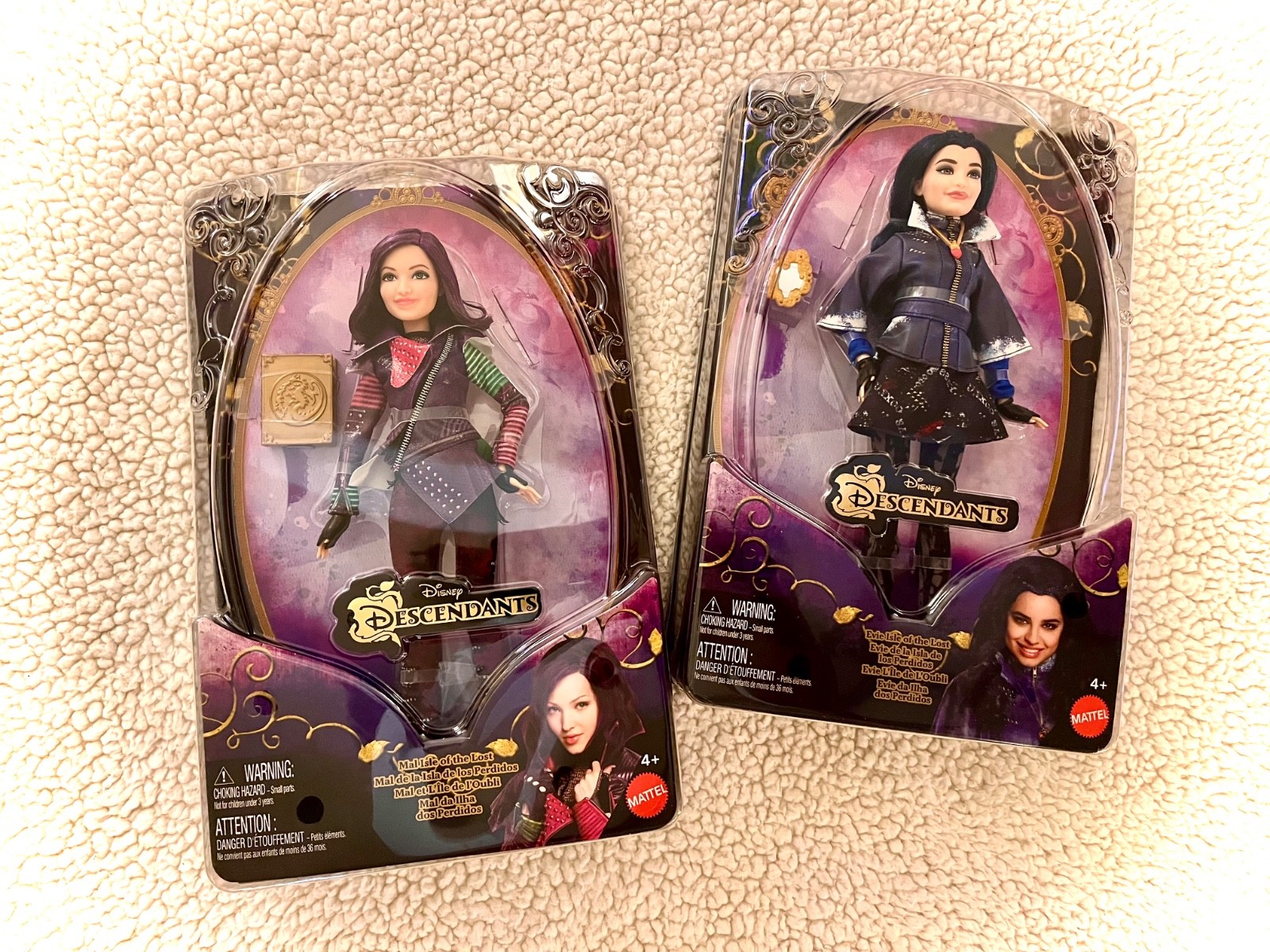 ~ Disney 11&rdquo; Descendants ~ Mal & Evie Isle Of The Lost ~ 10th Anniversary Dolls!