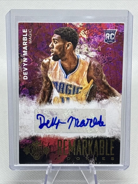2014-15 Court Kings Remarkable Rookie Signatures Devyn Marble #33 Auto Magic NM