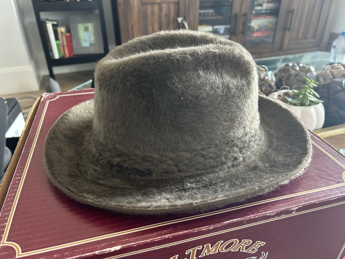 Beaver Fedora/Trilby Vintage Hats for Men 7 1/4 Size for sale | eBay