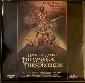THE WARRIOR AND THE SORCERESS LASERDISC NTSC BON ETAT