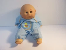 Vintage Uneeda Cabbage Patch Preemie Baby Doll Blue Eyes 2003 with Teddybear