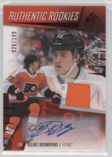 2023 SP Game Used Authentic Rookies Jersey 26/149 Elliot Desnoyers #243 Auto 0tm