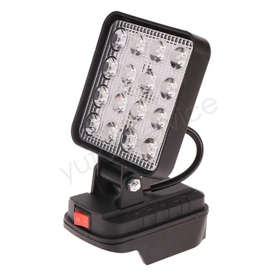 10x LED Arbeitsleuchte Baustrahler Akku Aufladbar Flutlicht Werkstattlampe DE