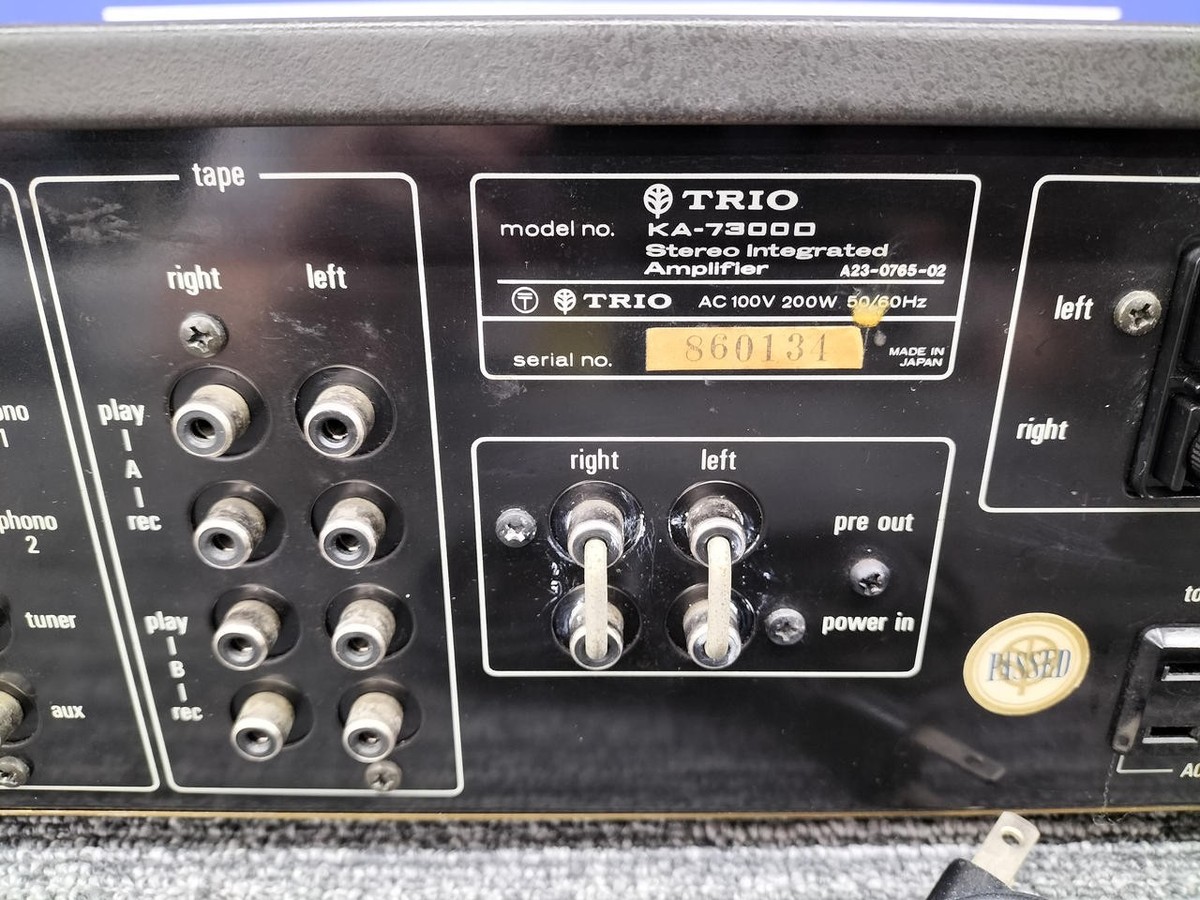 希少　TRIO KA-7300D Trio KA-7300D (1976年頃) - YouTube
