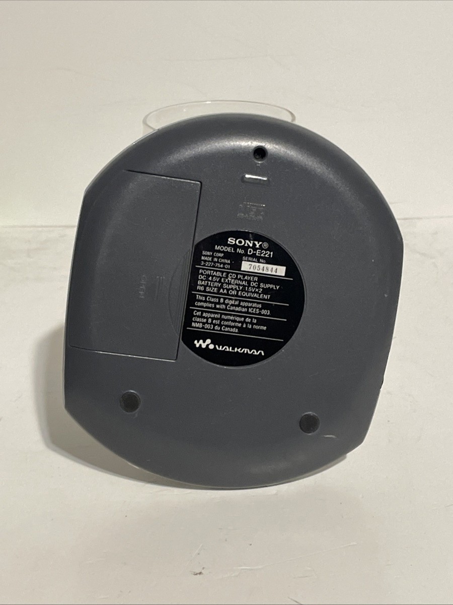 Sony Discman D-E221 CD Walkman Personal CD Player Tested Read | eBay