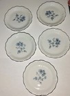 Johann Haviland Blue Flowers Butter Pat Plates 3.5" Bavaria Germany Fine China
