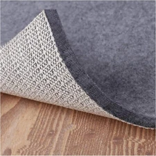 1/4in Thick Felt Rubber Non-Slip Rug Pad Grippers for 4x6 ft Carpet & Area Rugs