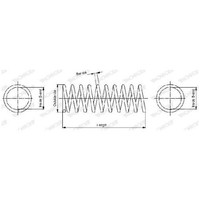 2X Fahrwerksfeder Vorne FüR Fiat Ducato 230 244 2.5 2.8 94 Bis 11 Monroe 4HY D9B