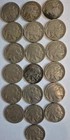 BUFFALO NICKELS  lot of 16 (dated) & 3 worn, 1926 - 1937 - 8584