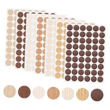 7 Sheets Screw Hole Cover Sticker 21mm 54 in 1 Self Adhesive Screw Covers Cap