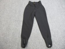 Vintage Bogner Ski Pants Womens Medium Black High Waist Stirrup Stretch 90s