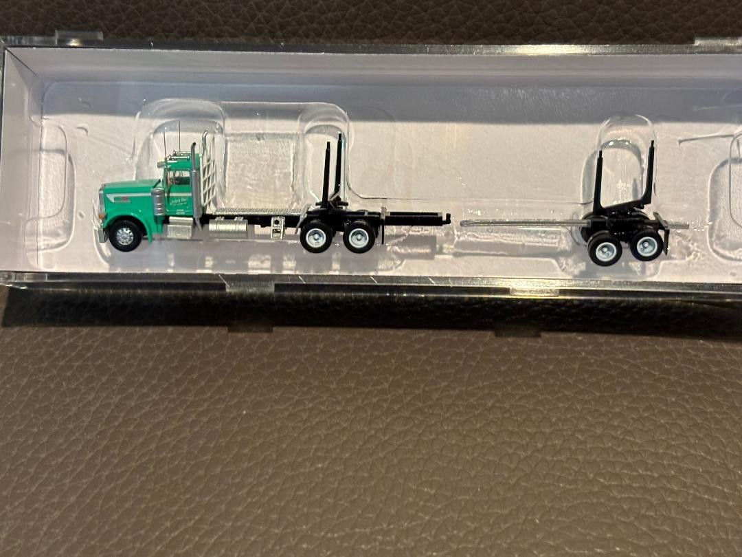N Scale Trainworx 47987 Peterbilt 379 Log Truck Jack A Buell