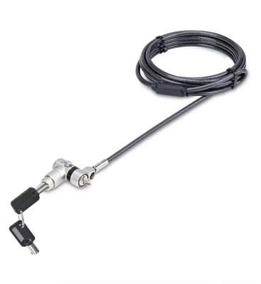 StarTech.com 3-in-1 Universal Laptop Lock 6.6ft, Master Keyed Locking Cable