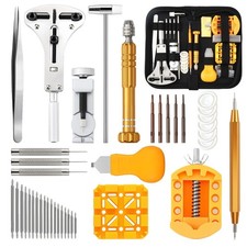 155-Piece Watch Repair Tool Kit - Complete Set for Band Adjustment, Battery Chan