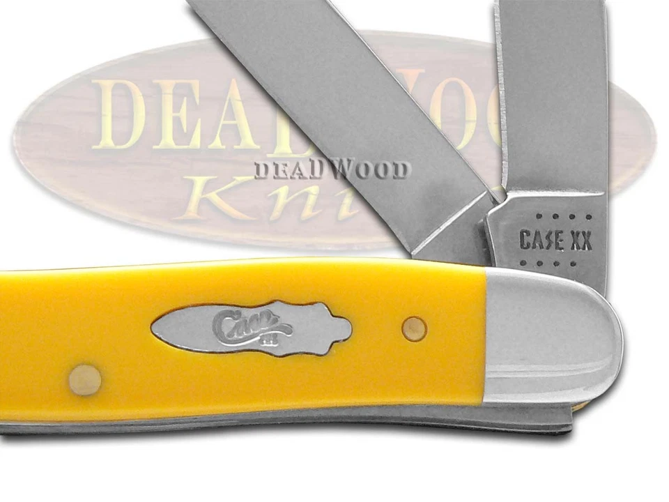 Case xx Knives Stockman Sunflower Yellow Synthetic 22173 Stainless Pocket Knife - Image 2 of 4