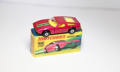 Matchbox Superfast No 32 Maserati Bora in OVP - sehr near mint