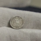 1872  Seated Liberty Half Dime VG (Cleaned)