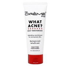 THE CREME SHOP WHAT ACNE Daily Moisturizer Hyaluronic Acid  Salicylic Acid NEW