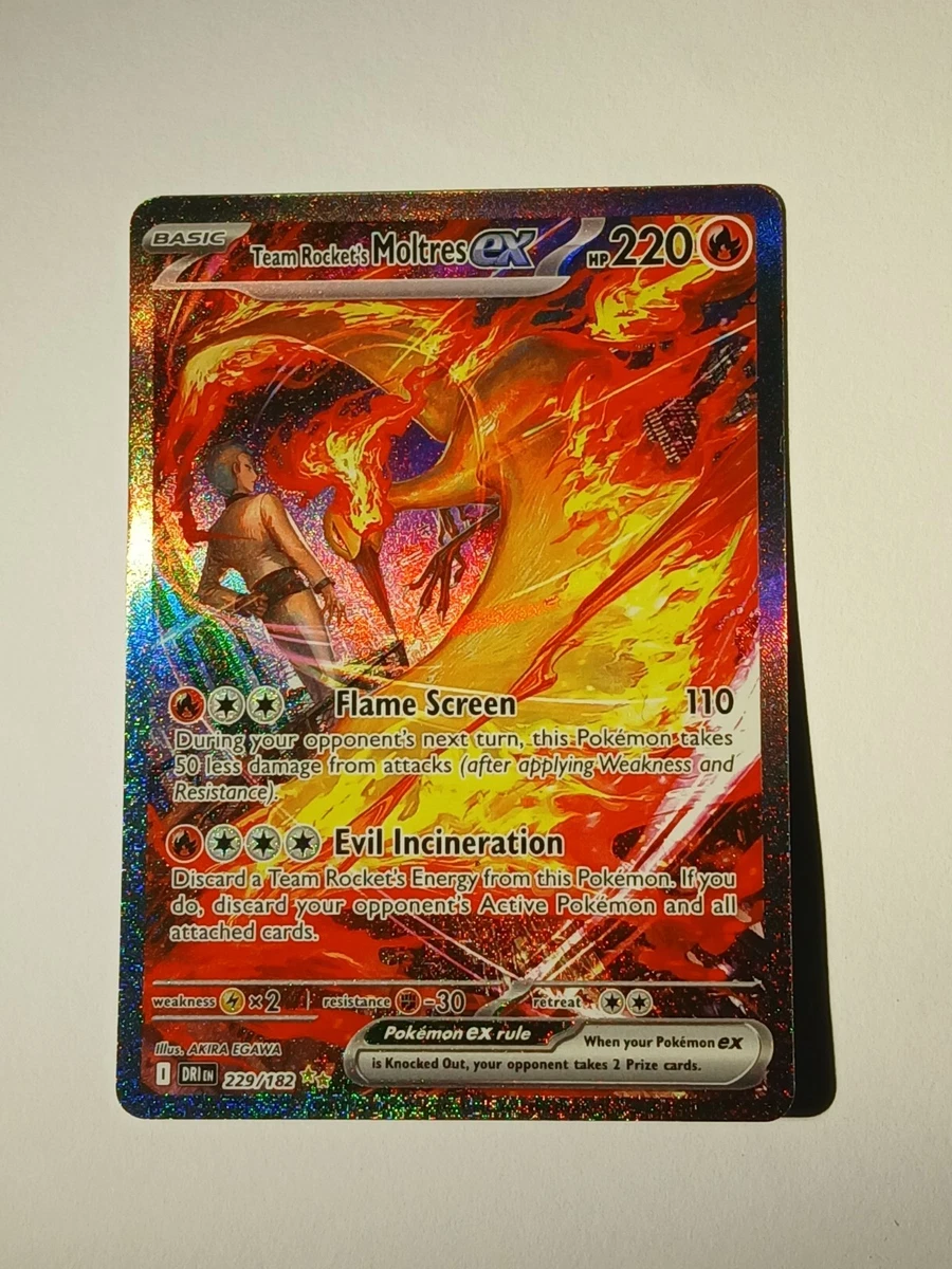 25+ Team Rocket's Moltres Ex 229/182 Sv10: Destined Rivals for