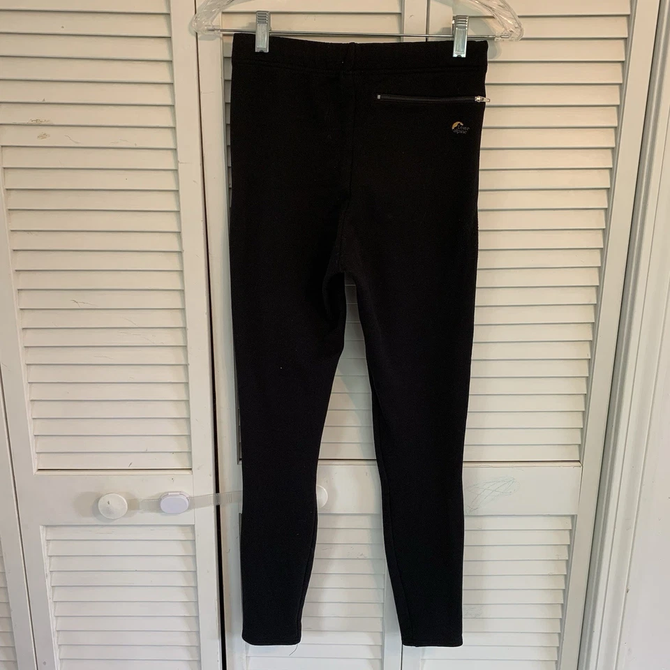 Lowe Alpine Black Fleece Winter Leggings Women’s Small 27.5” Inseam Camp Outdoor - Image 3 of 4