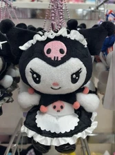 Sanrio Characters Kuromi Mascot Collection Plush Maid 20th Anniversary 208170