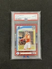 2024 Panini Donruss - Rated Rookie Bo Nix Optic Preview Red Wave Prizm PSA 10