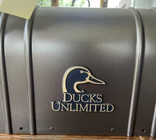 Ducks Unlimited Architectural Mailbox Post Mount Oil Rubbed Bronze 21" Large
