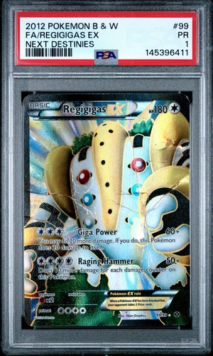 Regigigas-EX graded PSA 1 for sale on eBay
