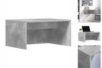Schreibtisch Wandtisch Wandmontiert Beton Grau 60X45X30 Cm Spanplatte