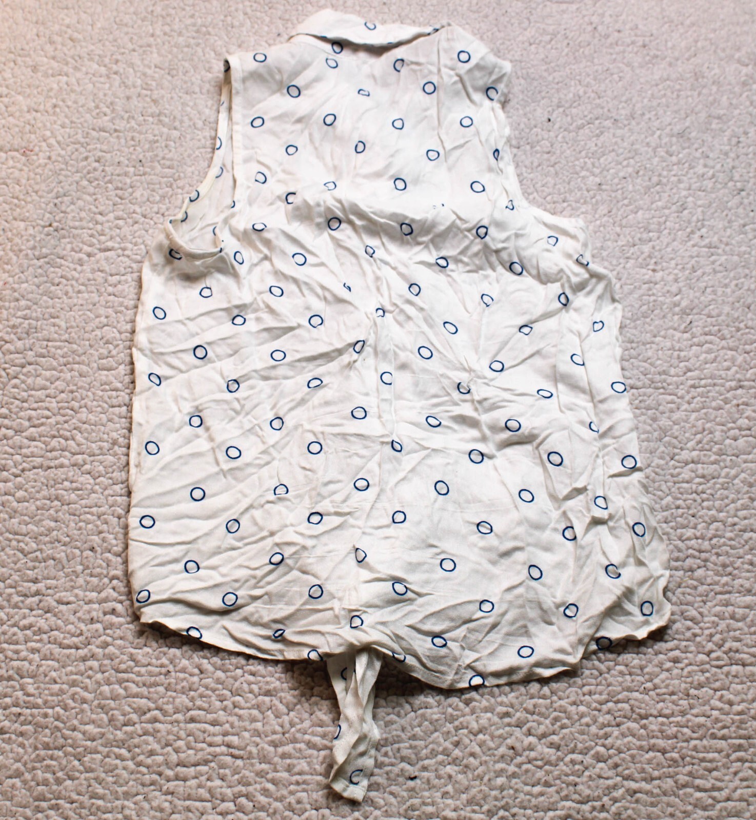 Olivaceous Circle Pattern Button Down Shirt Women… - image 6