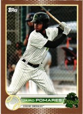 2022 Topps Pro Debut Jairo Pomares Base Gold #/50 #PD-134 Eugene Emeralds