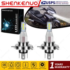 For Suzuki Burgman 400 AN400/S 2003-2006 9003 H4 LED Headlights Bulb 6000K White