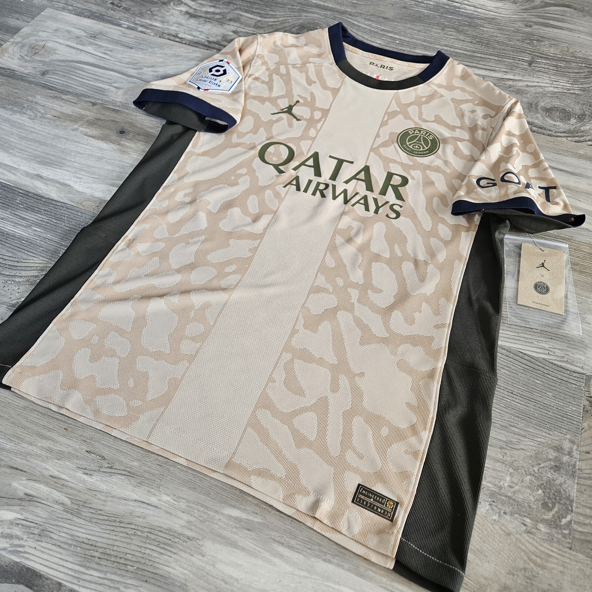 🇫🇷 Jordan PSG Kang Lee In#19 2023/2024 Fourth 4th Jersey Size L
