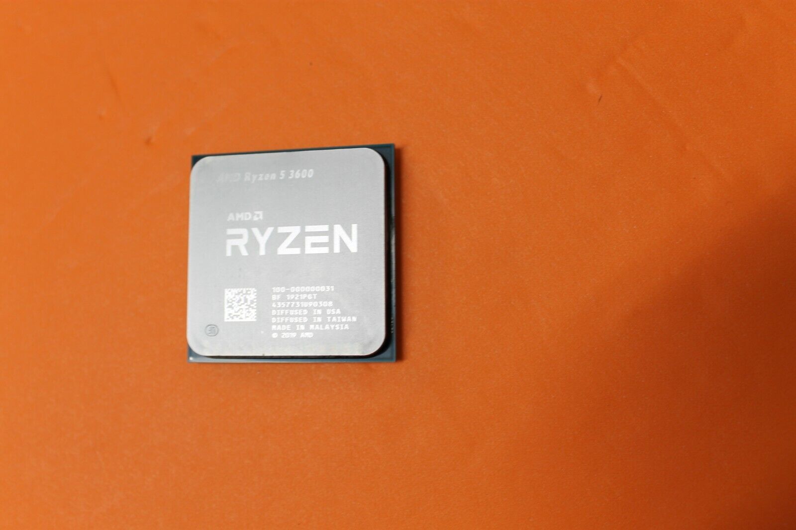 AMD Ryzen 5 3600 Processor (3.6 GHz, 6 Cores, Socket AM4) - 100 