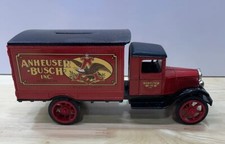 Vintage Ertl Anheuser Busch 1931 Delivery Truck Bank, 1/34 Scale Made In USA
