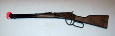 Vintage Miniature 11" Lever Action Toy Cowboy Rifle Working Action Cap Gun