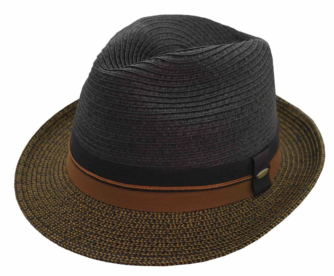 Woven Straw Fedora Hat with UPF 50+ and Grosgrain Band Fedora Straw Hat Light | Handwoven Palm Hat | Tula Hats main image 3
