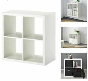 Ikea Kallax Bianco 4 Scaffalature Unita Display Storage Libreria Expedit 77 X 77 Ebay